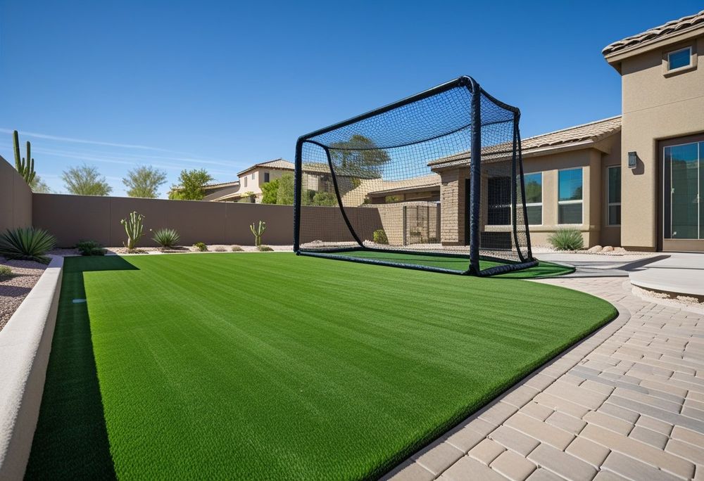 Sport surface and adjoining paver joints in Anthem, Henderson NV