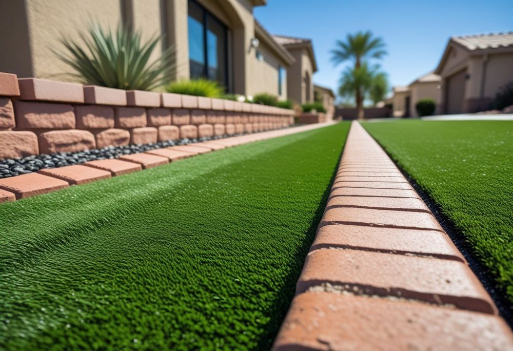 Sixteen-year-old lawn, infill topped up and nap reset in Green Valley, Henderson NV